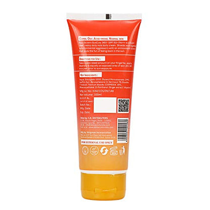 Skin Secrets SunCare 360 SPF 50 with Ginger Extract Cream| SPF 50 PA+++| 100gm| No Parabens, Mineral Oils, Silicones & Color| No White-Cast