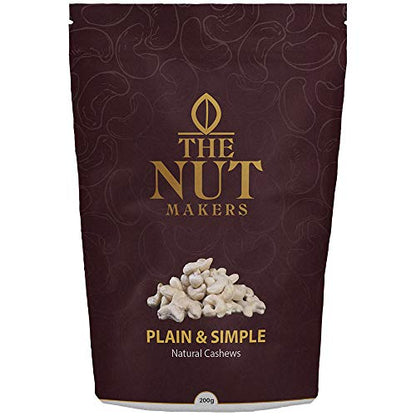 The Nut Makers Plain & Simple Cashews-200gms