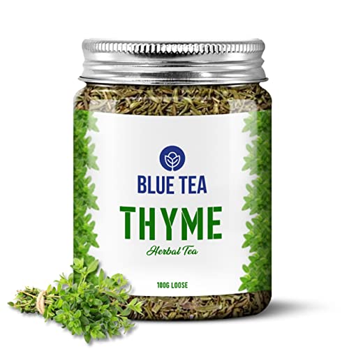 BLUE TEA - Organic Thyme Leaves I Herbal Tea Leaves for Cough and cold |100 Gram |