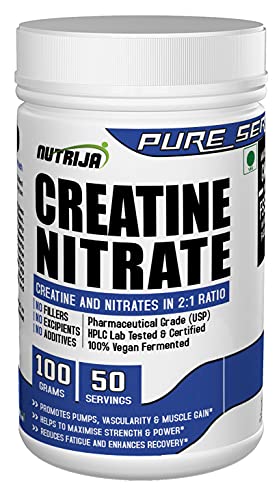 NutriJa Creatine Nitrate - Pure and USP Grade-100 Grams