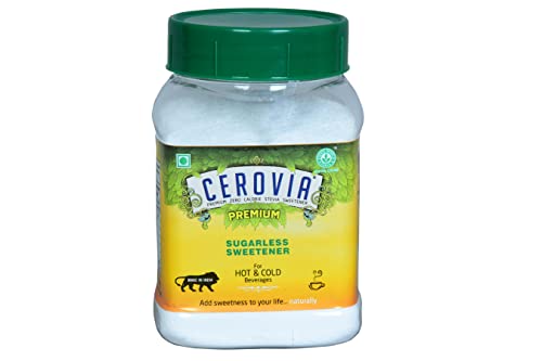 Cerovia Stevia Sweetener, Sugar Free, Natural Sugar Substitute, Zero Calories (100gm)