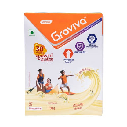 Groviva Child Nutrition Supplement Jar, 750g (Vanilla)