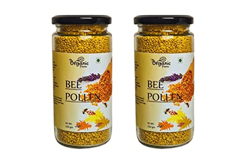 The organic fusion Natural Bee Pollen | 100% Raw Natural Bee Pollen (500gms) Pack of 2x250gms