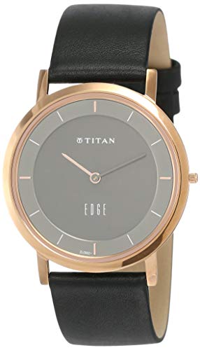 Titan Edge Analog Grey Dial Men's Watch-NM1595WL09 / NL1595WL09