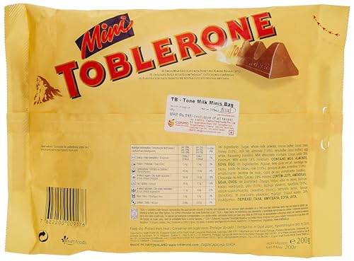 Toblerone Tone Milk Minis Bag, 200g