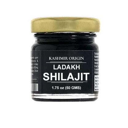 Kashmir Origin | Pure Ladakh Shilajit/Shilajeet Resin Form - 50g - Pack of 1