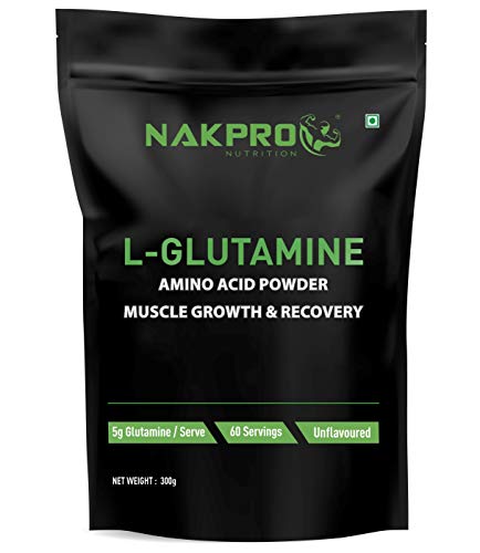 Nakpro Micronized L-Glutamine | Post Workout Supplement - 300g