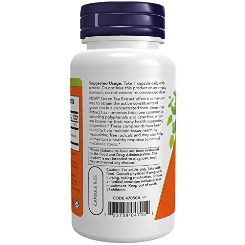 Now Foods, Green Tea Extract, 400 mg, 100 Veg Capsules