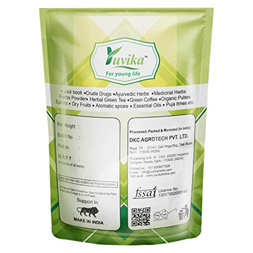 YUVIKA Tulsi Patta Powder - Ocimum Sanctum - Basil Leaves Powder (100 Grams)