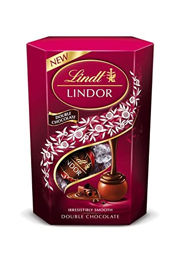 Lindt LINDOR Double Chocolate Truffles, 7.05 oz / 200 g