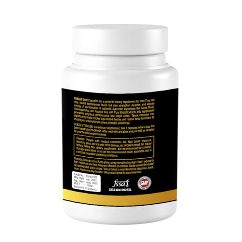 Envital Pure shilajit | 60 capsules | Premium Shilajit Capsule with Original Shilajit Extract