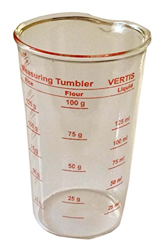 VERTIS Measuring Tumbler 0.125L (Borosilicate Glass)