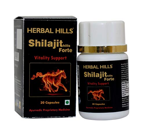 Herbal Hills Shilajit Forte Capsules (20 Capsules (Pack of 1))