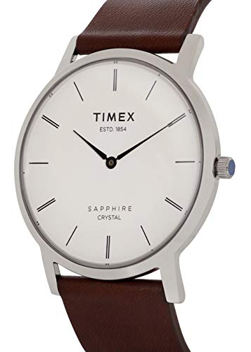 TIMEX Sapphire Crystal Analog Silver Dial Men's Watch-TWEG17400