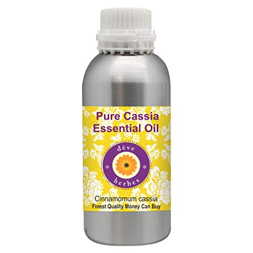 Deve Herbes Pure Cassia Essential Oil (Cinnamomum cassia) Natural Therapeutic Grade Steam Distilled 1250ml