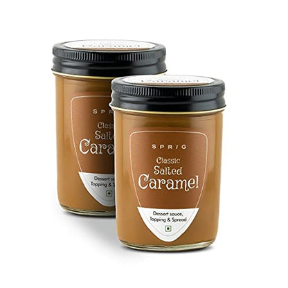 SPRIG Classic Salted Caramel Rich and Sticky, 290 G (Pack of 2)