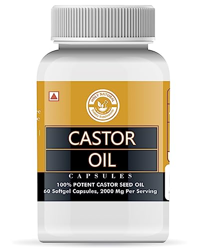 Holy Natural Castor oil Capsules - 60 Softgel Capsule