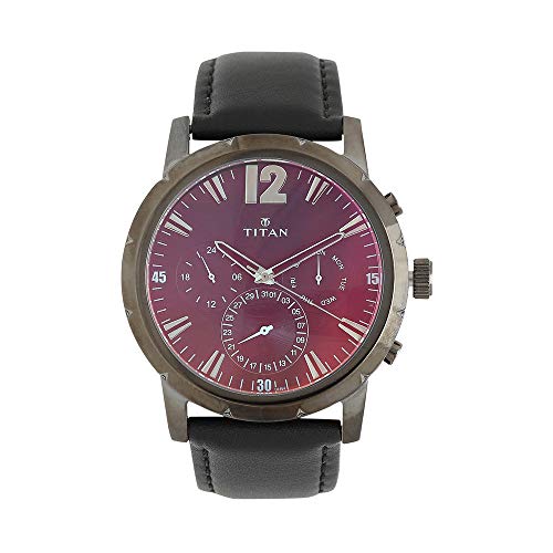 Titan Iridescent Dials Analog Grey Men's Watch-NL90050QL03/NP90050QL03