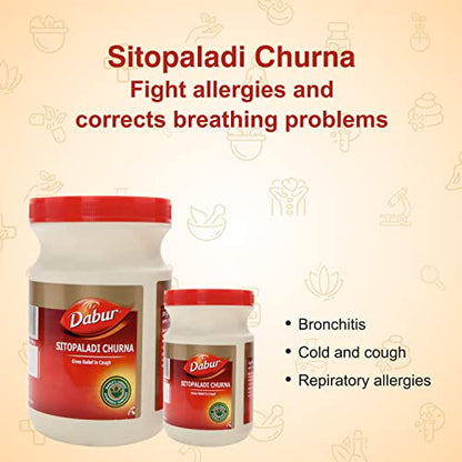 Dabur Sitopaladi Churna 500g | Ayurvedic Medicine for Cough, Cold and Sore Throat