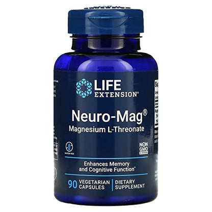 Life Extension, Neuro-Mag, Magnesium L-Threonate, 90 Veggie Caps