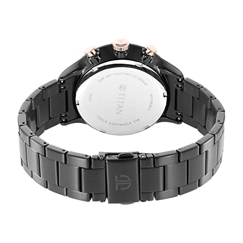 Titan Analog Black Dial Men's Watch-90102KM01