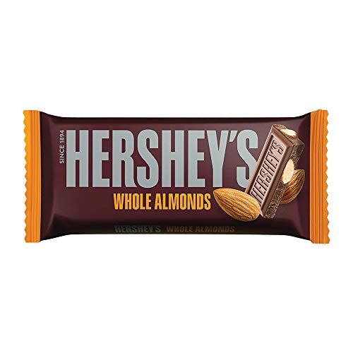 Hershey's Bar Almond, 100gm (Pack of 1) Pouch, 100 g