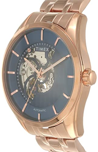 TIMEX Automatic Analog Blue Dial Men's Watch-TWEG17504