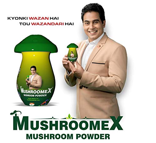 Mushroomex 100 Gram Mushroom Powder Ayurvedic Weight Gainer for Men Women with Natural Ingredients (Pack of 1)