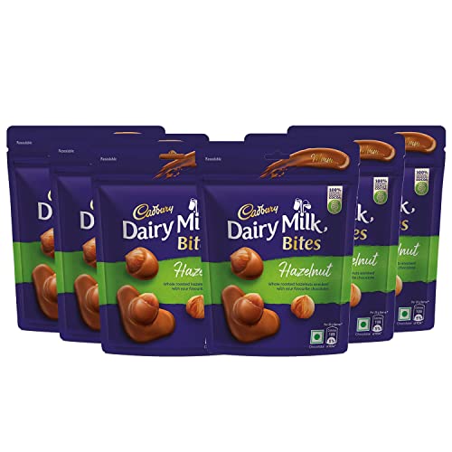 Cadbury Dairy Milk Bites- Hazelnut, 40g - Pack of 6