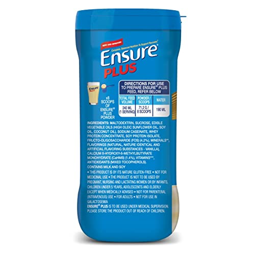 Ensure Plus Powder - 400g (Vanilla), Lecithin