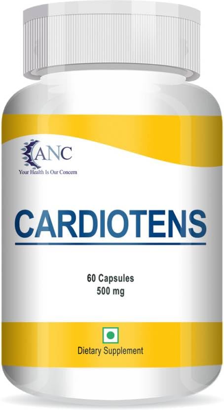 ANC CARDIOTENS with Arjuna Extract & Moringa Extract Heart Health Supplement Veg (60 Capsules) for Men & Women -Pack of 1