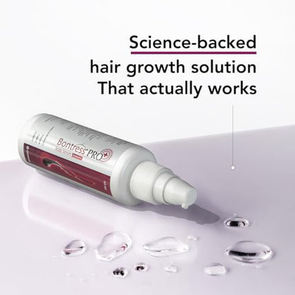 BONTRESS Pro+ Scalp Serum | fortified with Redensyl, Procapil, Capixyl & Anagain| helps reduce hair all | Hair Growth Serum for both Men & women, 60ml