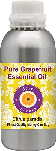 Deve Herbes Pure Grapefruit Essential Oil (Citrus paradisi) Natural Therapeutic Grade Steam Distilled 630ml (21 oz)