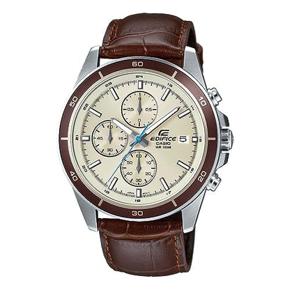 Casio Edifice Chronograph Beige Dial Men's Watch - EFR-526L-7BVUDF (EX303)