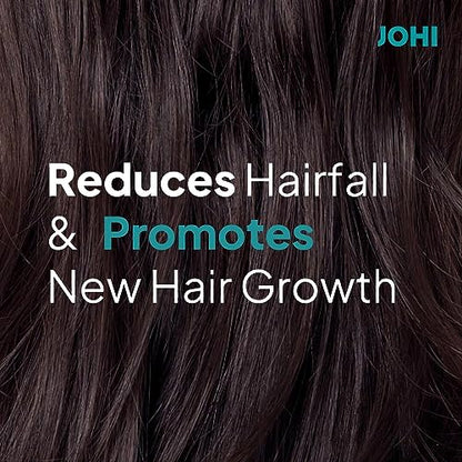 Johi Hair Growth Stimulating Serum, Promotes New Hair Growth & Reduces Hair Fall, Enriched With Caff Wood Extract, Suitable For All Hair Types, 100 ml