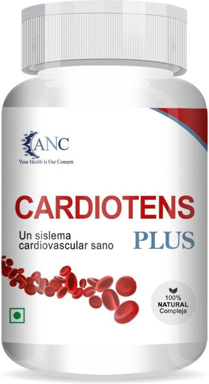 ANC CARDIOTENS PLUS with Arjuna Extract & Moringa Extract Heart Health Supplement (60 Capsules) for Men & Women -Pack of 1