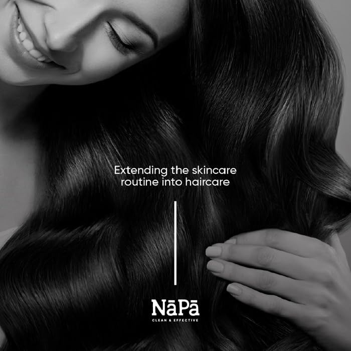 NaPa Hair Serum for Frizzy Hair | Intense Hydration with Bakuchiol & Hyaluronic Acid | Control Frizz/Add Shine/Detangle/Smoothen Rough Ends | 50ML