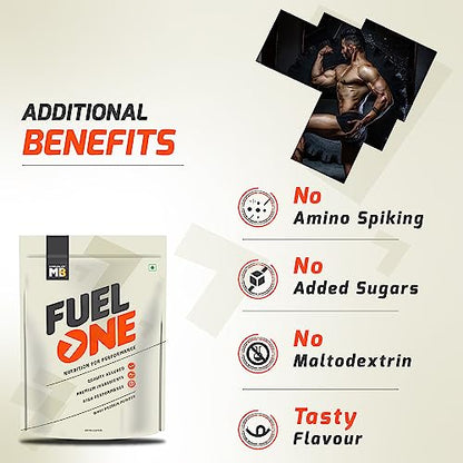 MuscleBlaze Fuel One Whey Protein, 24 g Protein, 5.29 g BCAA & 4.2 g Glutamic Acid (Mango, 1 kg / 2.2 lb)