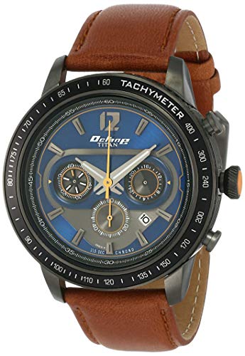 Titan Octane Signature Analog Blue Dial Men's Watch-NL1762KL01/NP1762KL01