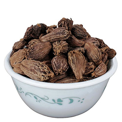 YUVIKA Elaichi Badi - Elachi Badi - Badi Elaichi - Elettaria cardamomum - Black Cardamom (100 Grams)