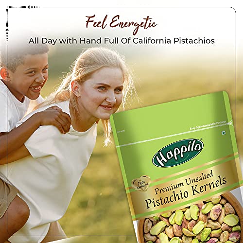 Happilo Premium Unsalted Pistachio Kernels 150g | Super Crunchy & Delicious | No Gluten | No GMO