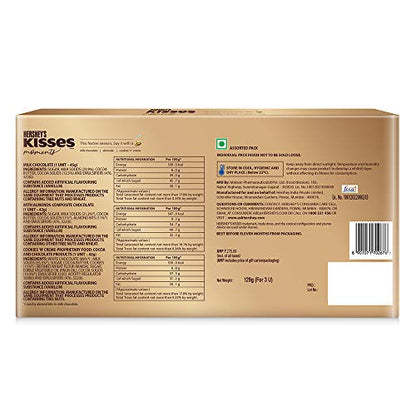 Hershey's Kisses Moments Chocolate Gift Pack, 129g