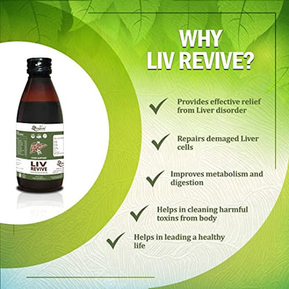 Hindrishi Ayurveda Zero Tar & Liv Revive Syrup, Lungs and Liver Detox (1 Zero Tar + 1 Liv Revive)