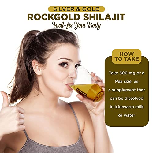 ROCK GOLD shilajit | shilajit original | silajit for Men & Women | shilajit resin for Strength & Endurance |- 30 Gram