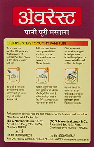 Everest Masala, Pani Puri ,50g (Pack of 2)