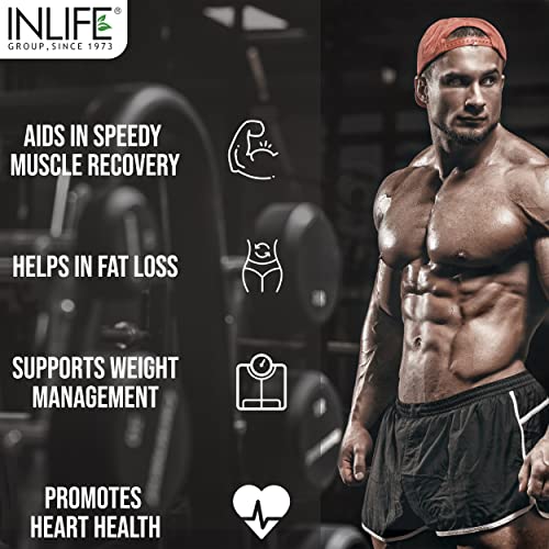 INLIFE 100% Isolate Whey Protein Powder Supplement 27 grams protein per serving (Chocolate, 1kg)