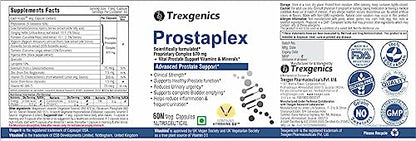 Trexgenics PROSTAPLEX Advanced Prostate Health function support formula (60 Veg capsules) Pack of 2