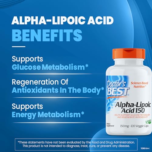 Doctor's Best Alpha Lipoic Acid 150 Mg - 120 Veggie Caps