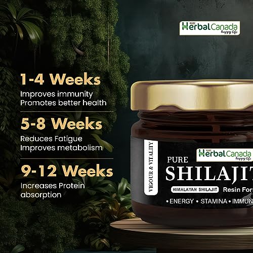 Herbal Canada Pure Himalayan Shilajit/Shilajeet Resin, 20g