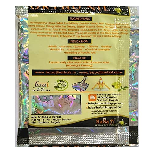 Babajiherbal Ortho Nil Powder 56 Pouch